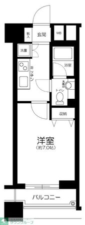 ファーストリアルタワー新宿の物件間取画像